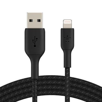 Belkin BoostCharge Braided Lightning to USB-A Cable (1m / 3.3ft,)