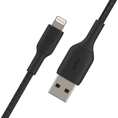 Belkin BoostCharge Braided Lightning to USB-A Cable (1m / 3.3ft,)