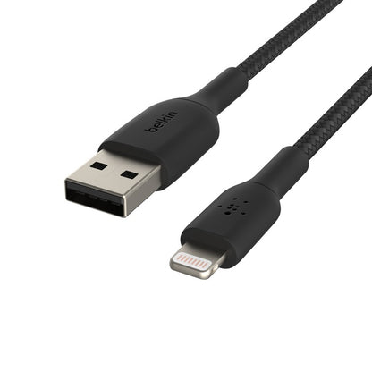 Belkin BoostCharge Braided Lightning to USB-A Cable (1m / 3.3ft,)