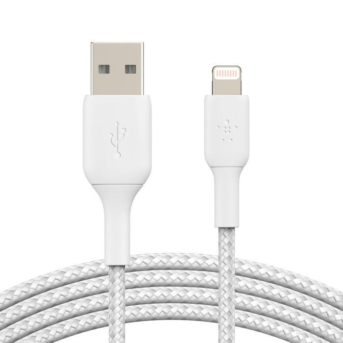 Belkin BoostCharge Braided Lightning to USB-A Cable (1m / 3.3ft,)