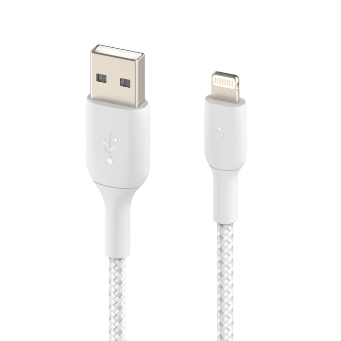 Belkin BoostCharge Braided Lightning to USB-A Cable (1m / 3.3ft,)