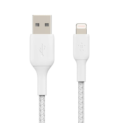 Belkin BoostCharge Braided Lightning to USB-A Cable (1m / 3.3ft,)