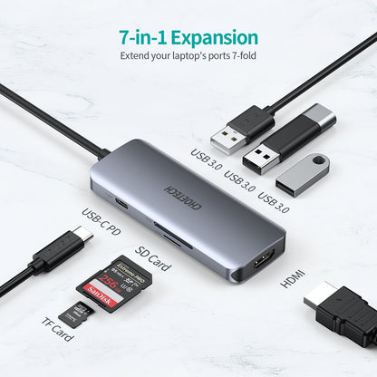 Choetech Hub-M19 7-In-1 Usb-C Multifunction Adapter