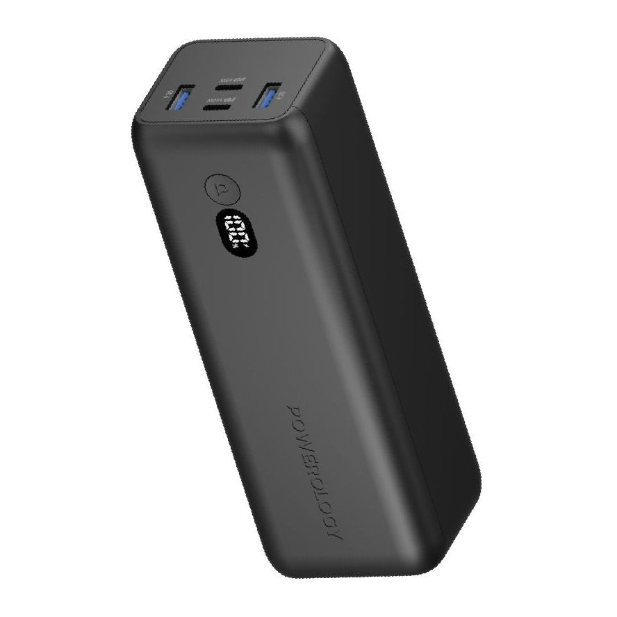 Powerology Onyx 30000mAh Dual USB-C Power Bank