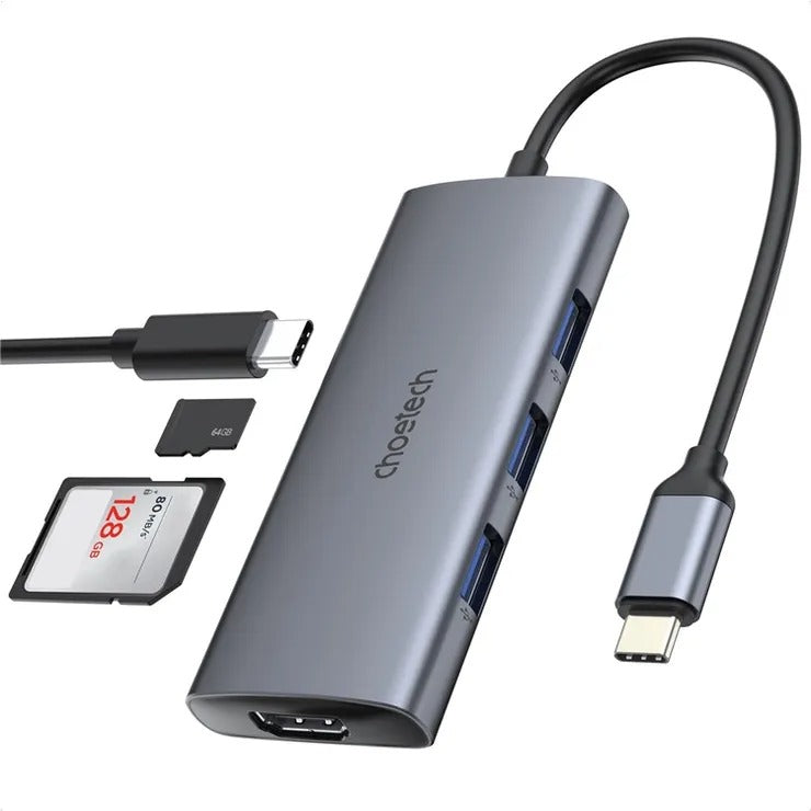 Choetech Hub-M19 7-In-1 Usb-C Multifunction Adapter