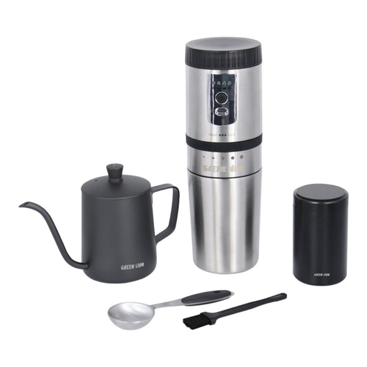 Green Lion Portable Coffee Maker Kettle Stainless Steel