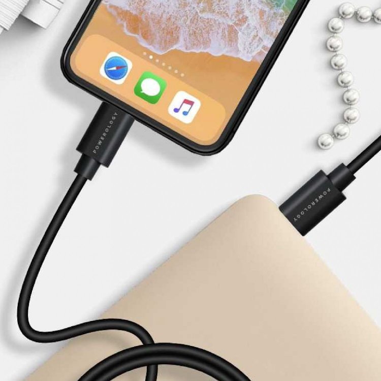 Powerology USB-C Lightning Data and Charge Cable (3m/9.8ft)