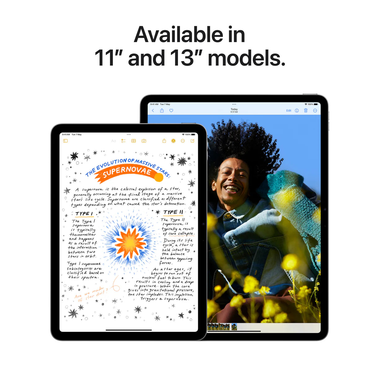 iPad Air 7th Gen. M2 - 13 inch | WiFi Only | WiFi + Cellular | 128GB | Space Grey | Purple | Starlight | Blue