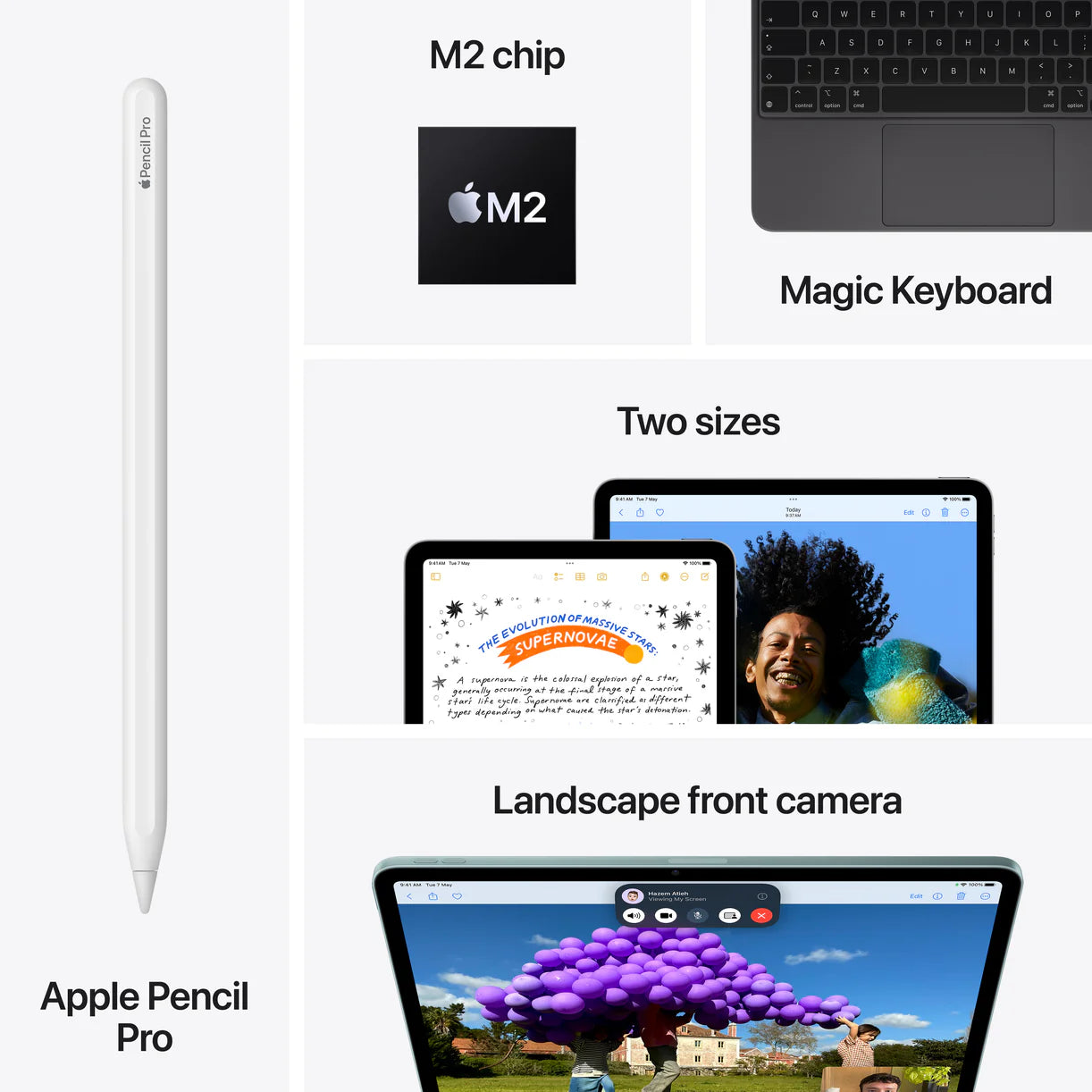 iPad Air 7th Gen. M2 - 13 inch | WiFi Only | WiFi + Cellular | 128GB | Space Grey | Purple | Starlight | Blue
