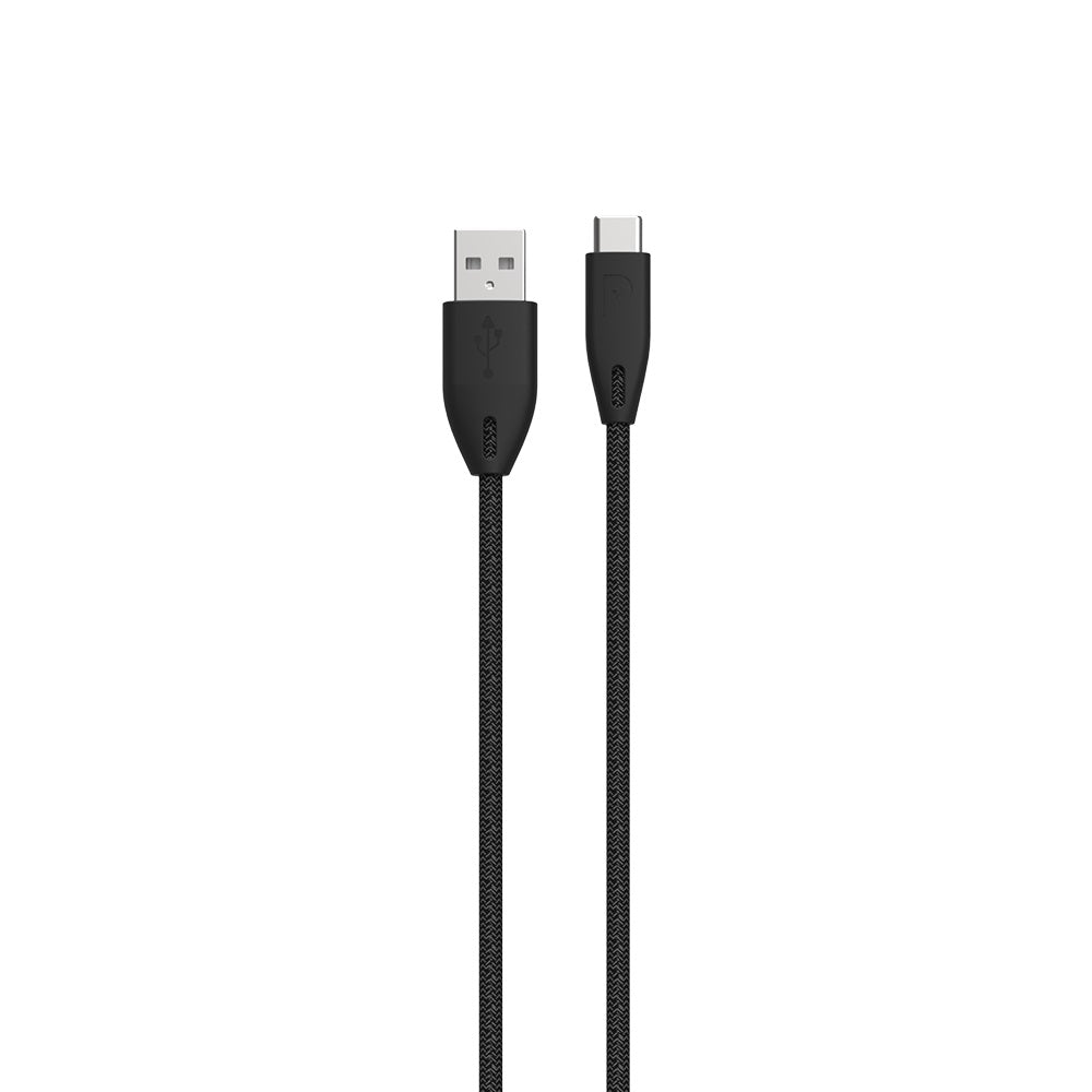 Powerology Braided USB-A to Type-C Cable - 1.2m / 4ft