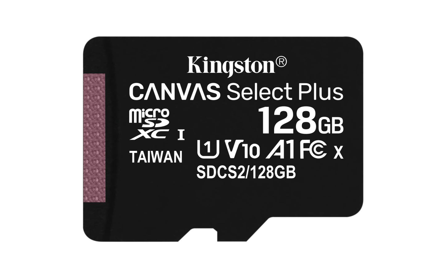 Kingston 128GB Canvas Select Plus Microsdcs2 Memory Card